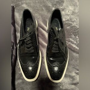 Prada wingtip platform shoes